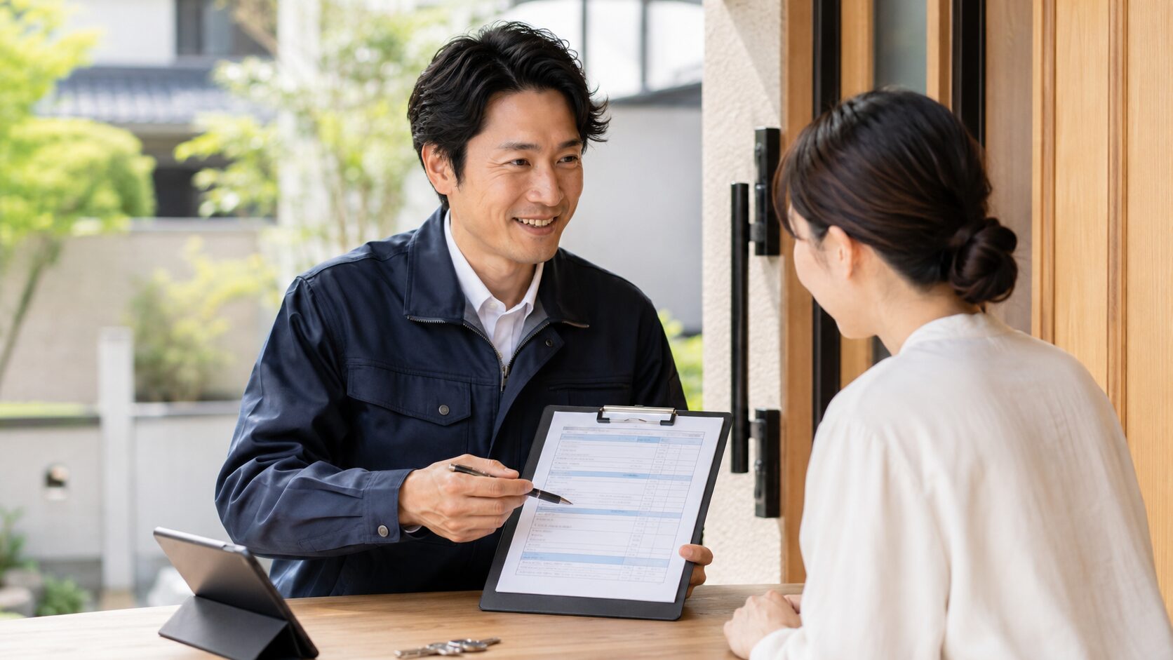 鍵の料金や見積もり説明のイメージ