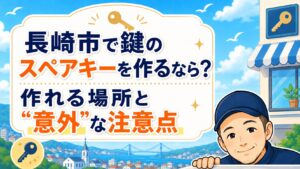 【長崎市】で鍵のスペアキーを作るなら？作れる場所と”意外”な注意点