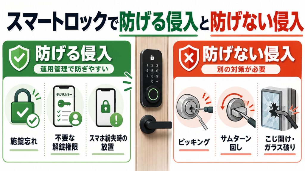 スマートロックの防犯性と潜むリスク！空き巣対策に有効な機能と導入前 