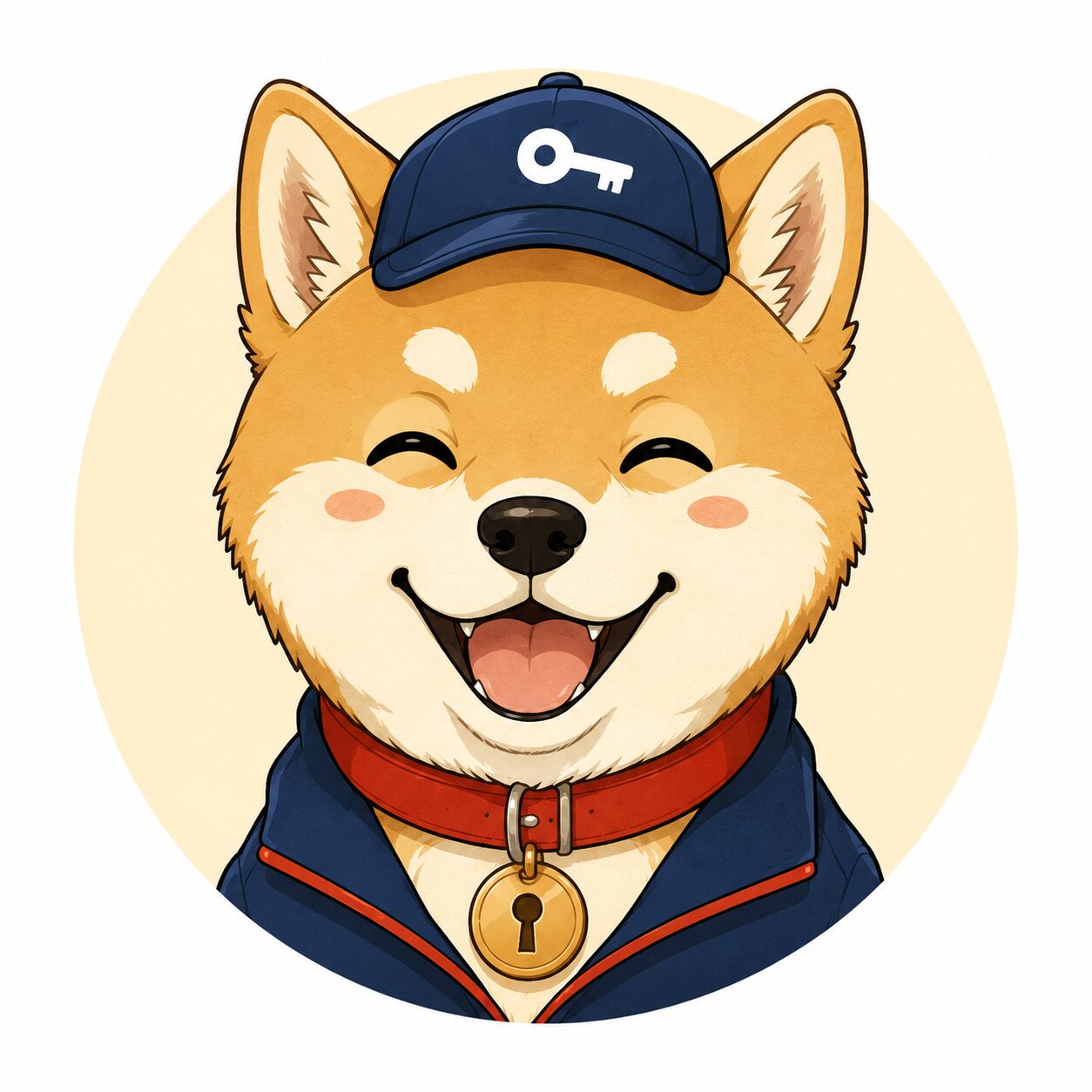 鍵屋の看板犬カギまる