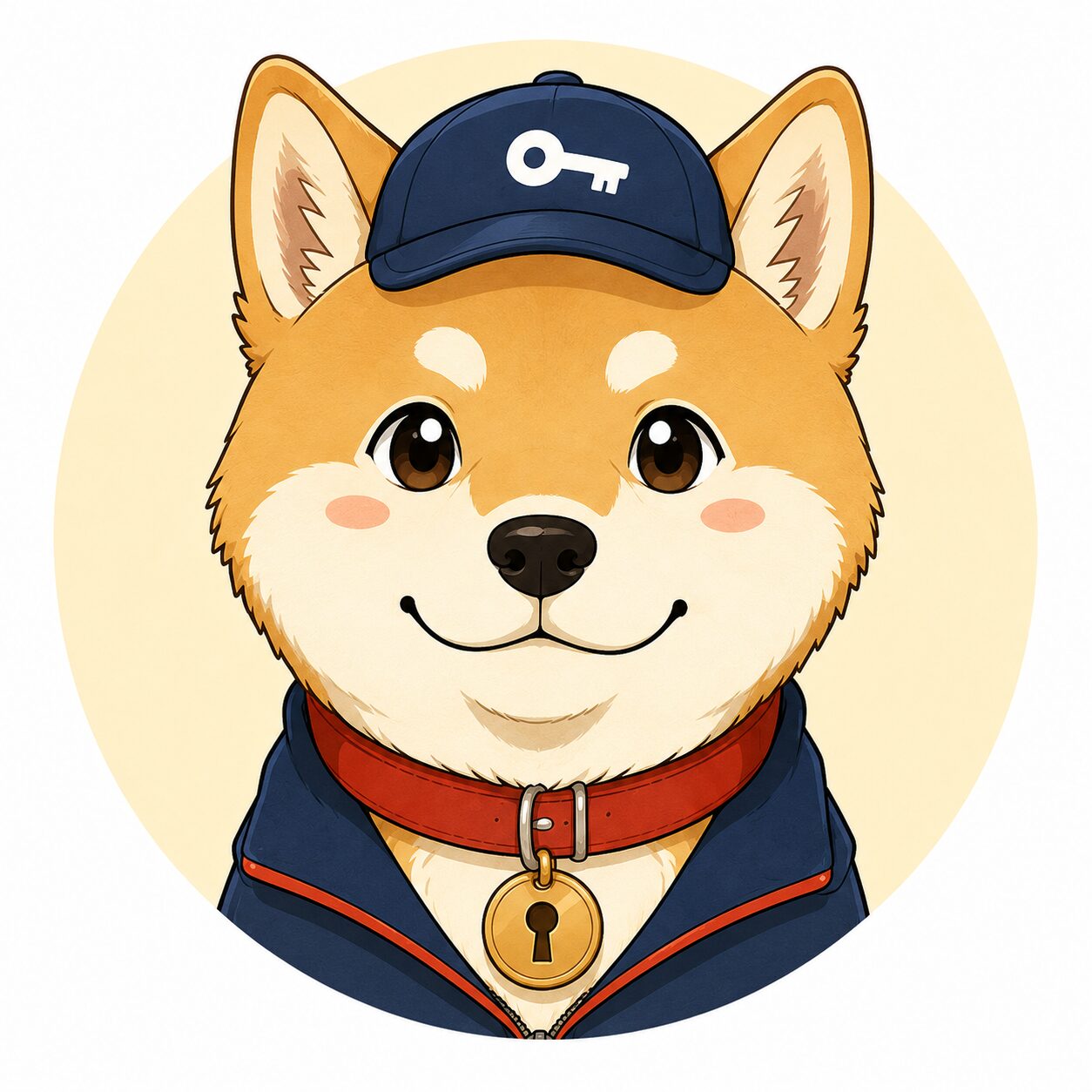 鍵屋の看板犬カギまる