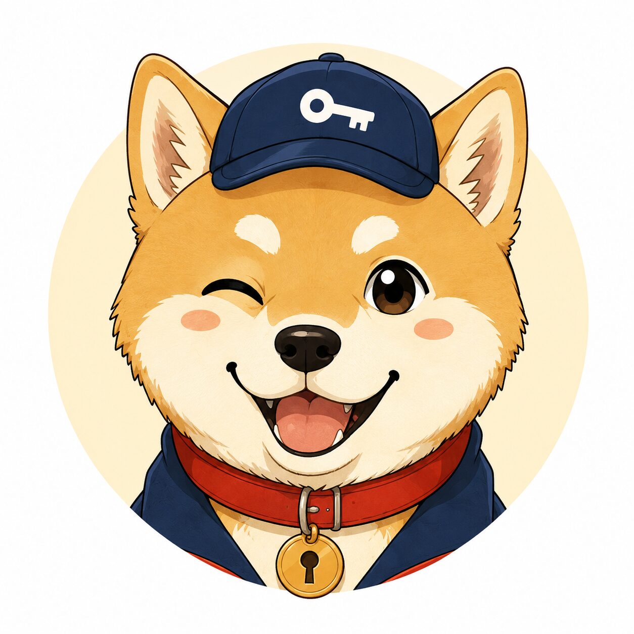鍵屋の看板犬カギまる